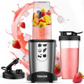 TENKER 1000W Fruit Vegetable Smoothies Blenders Juice Citrus 22000RPM Countertop Blenders Easy Blendeing 2*23 OZ Cups